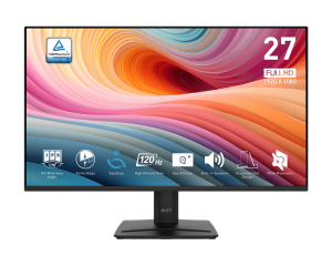 MSI MONITOR PRO MP275 E2, FLAT IPS FHD, 27, 16:9, 300CD/M2, 1500:1, 1MS, 120Hz, 1920x1080, HDMI/ DP/D-SUB/ HP OUT, 2x2W SPEAKERS, BLACK, 2YW